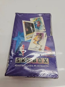 1991-92 SkyBox Basketball Cards Factory Sealed Box 36 Packs Vintage Michael Jordan - Bild 1 von 10