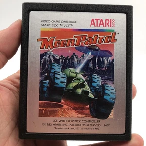 1983 Atari 2600 Moon Patrol Video Game Cartridge - Bild 1 von 3