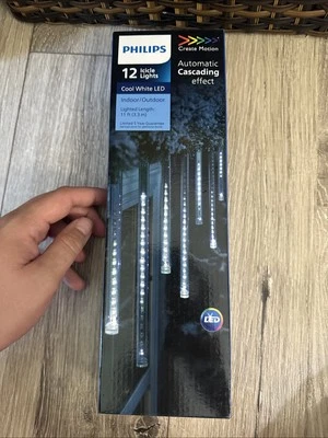 Philips Icicle Lights Automatic Cascading Effect Creative Motion LED Christmas - Image 1 of 4