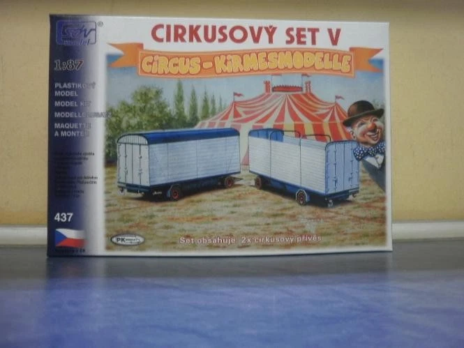 SDV Bausatz Set mit 2 Zirkus Anhänger - Bild 1 von 1