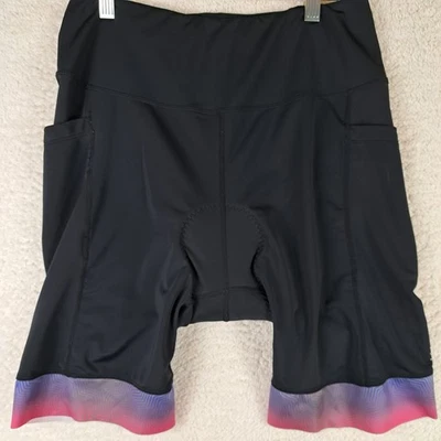 Baleaf Womens Padded Cycling Bike Shorts XL Pockets Activewear Sport Fitness - Image 1 of 4