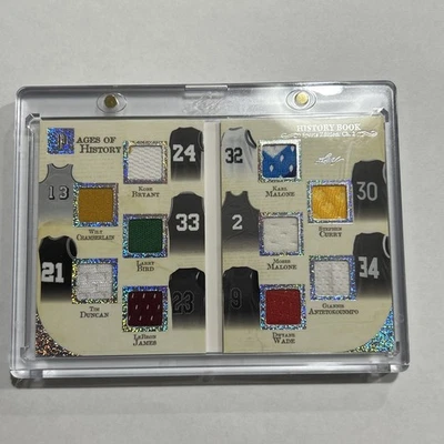 2025 Leaf History Book Age Of History 3/3 Bryant James Curry Bird Wilt Duncan  - Image 1 of 4