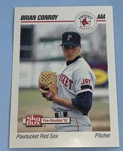 Carta Pawtucket Red Sox SkyBox #160 Brian Conroy 1992 - Foto 1 di 2