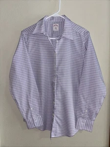 Camicia donna Brooks Brothers 346 vestibilità classica US 14 grande 100% cotone non ferro - Foto 1 di 9