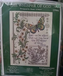 Kreuzstich Set THE WHISPER OF GOD DIANE ARTHURS 1998K Schmetterling - Bild 1 von 3