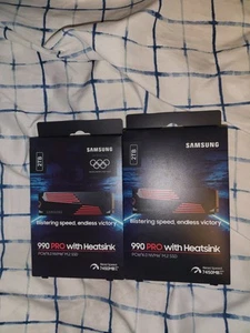 Samsung 990 PRO w/ Heatsink SSD 2TB, PCIe Gen4 M.2 2280 Internal SSD New!!! - Afbeelding 1 van 2