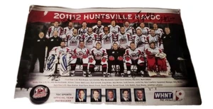 Poster firmato squadra di hockey Huntsville Havoc 2011/2012 - Foto 1 di 9