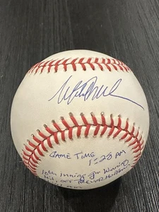 Mitch Williams Heavily inscribed GW Hit Autographed ONL Baseball Signed Phillies - Picture 1 of 3