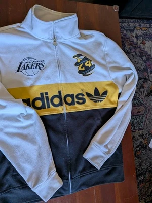 Los Angeles Lakers Adidas Kobe Black Mamba Zipup Size Medium AS IS!  - Image 1 of 4