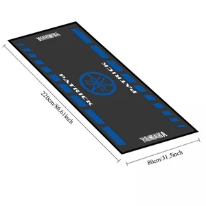  For Yamaha Racing Race 31'' x 87'' Motorcycle Garage Floor Pit Mat Workshop - Picture 1 of 3