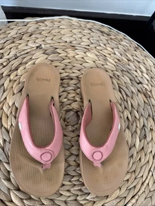 Chanclas Sanuk Yoga rosa para mujer 7 sandalias informales - Imagen 1 de 6