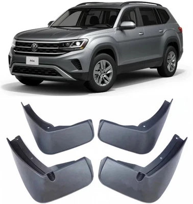 New Front & Rear Molded Splash Guards Mud Flaps FOR VW 2018-2024 Atlas SUV - Image 1 of 4