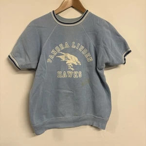 Girocollo manica corta Panora Linden Hawks anni '60, vintage taglia small - Foto 1 di 3