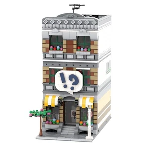 Modular Comic Book Shop and Apartment with Interior 1866 Pcs - Picture 1 of 1