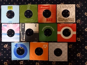 X 1 - VARIOUS UK 1960's/70's ORIG 7" RECORD COMPANY SLEEVE/S.VARIOUS CON.(2ND) - Picture 1 of 23