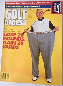 Golf Digest Magazine Lose 20 Pounds Gain 20 Yards January 1988 042617nonrh - Imagen 1 de 1