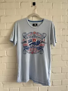 Camiseta de algodón azul claro Peter Werth para hombre talla 3 - Imagen 1 de 14