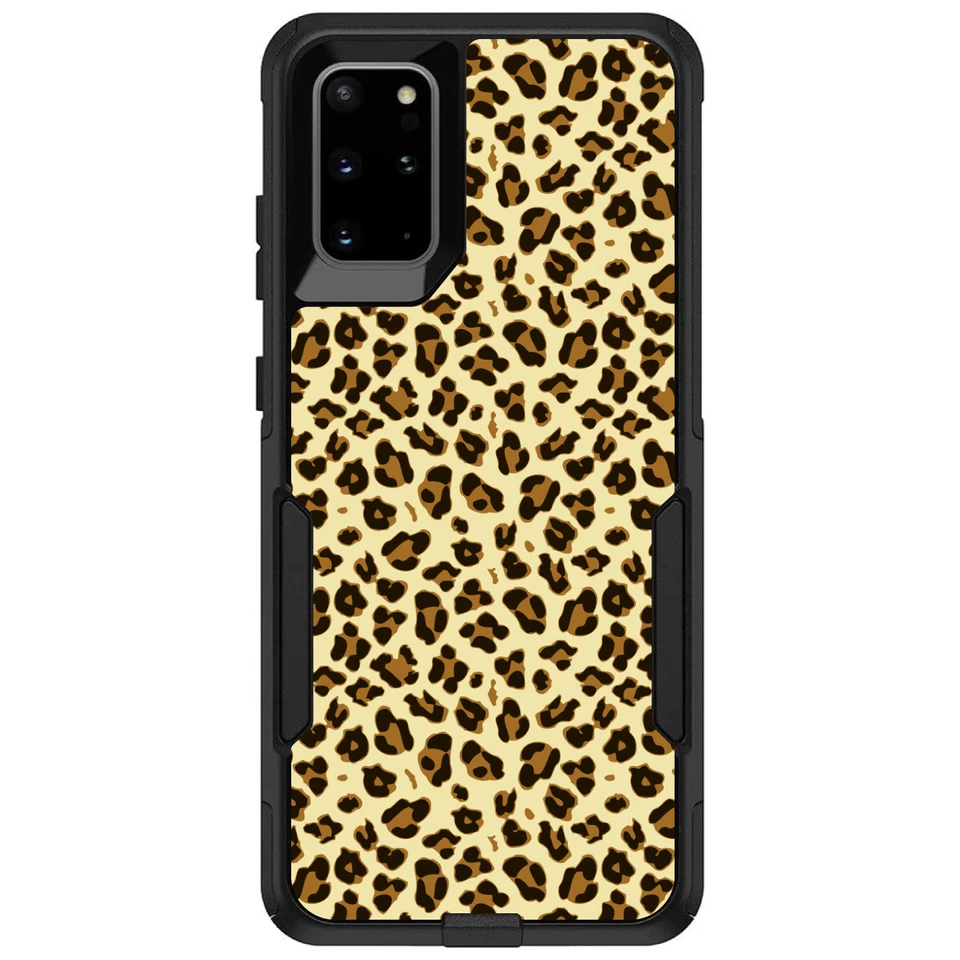 OtterBox Commuter for Galaxy S (Choose Model) Black Beige Tan Leopard Skin - Imagem 1 de 1