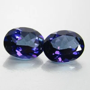 6.22Cts Classic  Natural Purple Violet Topaz Color Oval Matching Pair Ref VDO - Picture 1 of 6