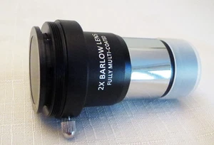 Lente Barlow Acromática de Alta Calidad 1,25" 2x para TELESCOPIO con Hilos T/T2 BNB - Imagen 1 de 3