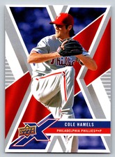 2008  Upper Deck X #74 Cole Hamels Philadelphia Phillies