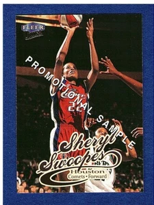 1999 Ultra WNBA #1 Sheryl Swoopes PROMO Sample Comets - Bild 1 von 2