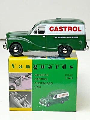Corgi Vanguard 1:43 Scale Diecast 1947 Austin A40 Van Castrol Motor Oil with Box - Image 1 of 4