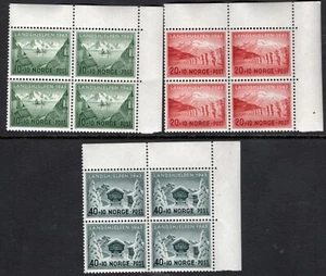 3131 Norway 1943, NK 319-21, MNH, SC #B32-34, MI 292-94, National aid I. - Picture 1 of 1