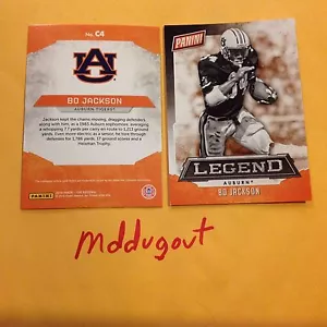 BO JACKSON #C4 AUBURN TIGERS / Raiders Legend Panini 2016 National Convention - Picture 1 of 1