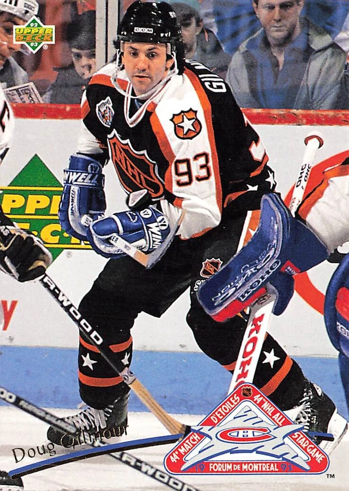 Doug Gilmour 1992 Upper Deck All-Star Locker Series #24 Toronto Maple Leafs - Image 1 of 2