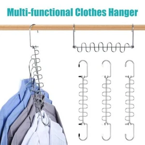 Multi-port Support Clothes Hangers Magic Space Saving ! Rack Closet Hanger D3P7 - Picture 1 of 20