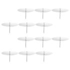  12 Pcs Iron Glass Taper Candle Holder Birthday Fixing Stand