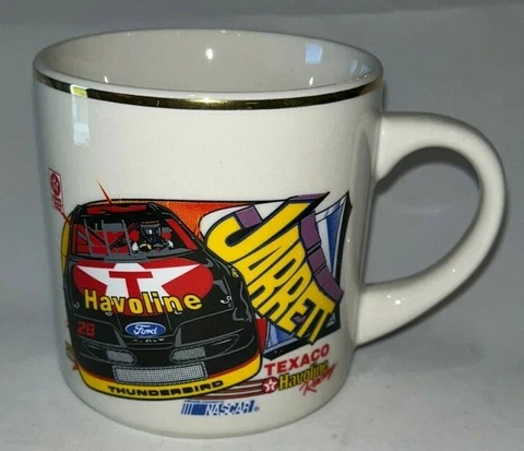 Vintage, #28, TEXACO HAVOLINE RACING / DALE JARRET. Coffee Mug (Nascar) Cover