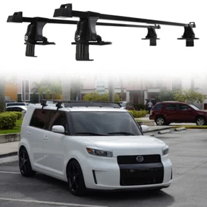 54" Roof Rack Steel Cross Bar Luggage Cargo Aluminum w/ Lock For Scion xB iM tC - Picture 1 of 12