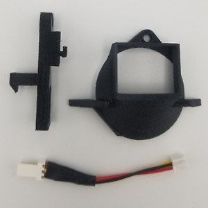 Dreamcast Noctua Fan 3D Print Mod with Latch, Cable, and Fan (colors available)