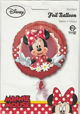 Disney Minnie Mouse Balloon by HeXL Anagram Shape Foil Balloon 17"  ~ ranjacuj - Image 1 of 2