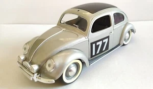 Sólido Volkswagen VW 1/17 Escarabajo Escarabajo Coche Miniatura Coche Gris Gr... - Imagen 1 de 9