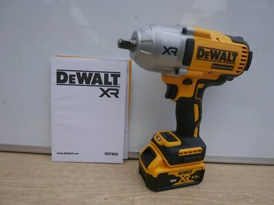 DeWALT DCF900 18v xr 1396nm 1/2" HOG RING impact wrench bare unit + 5 ah battery - Image 1 of 3