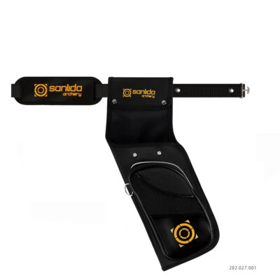 Sanlida X9 Cuero Aechery Flecha Carcaj Cintura Hombro Bolso de Transporte Estuche Caza Foto 1 de 4