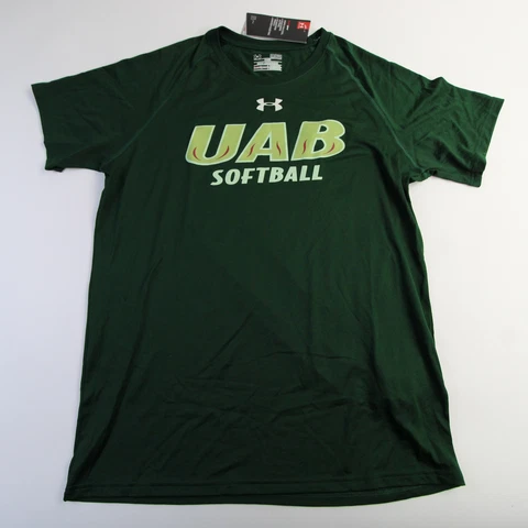 UAB Blazers Under Armour Short Sleeve Shirt Men's Green New Cover