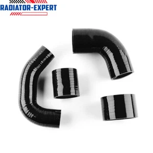 For Subaru Impreza 97/98 GC8 EJ20 2.0 STI VERS 3&4 Silicone Radiator Hose Black - Picture 1 of 3
