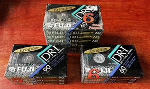 Lot of 12 Fuji DR-I 60 / 90 Minute Blank Cassette Tapes NEW Sealed - Foto 1 di 1
