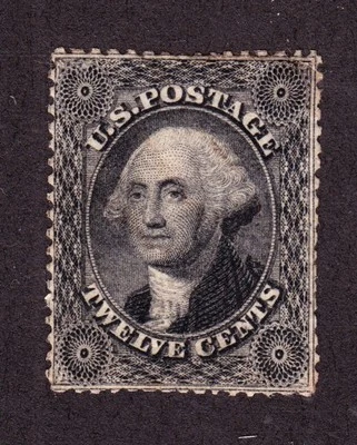 US 36 12c Washington Unused F-VF RG? SCV $575 - Image 1 of 2