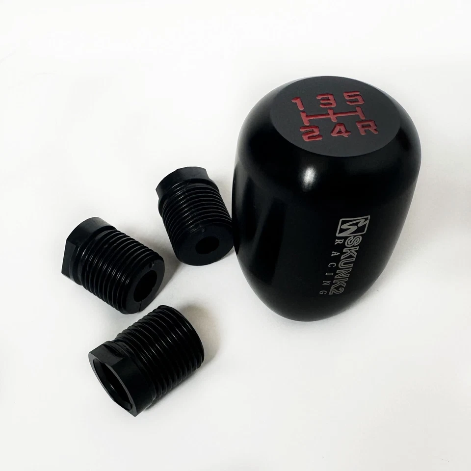 Skunk2 Titanium BLK Billet Weighted Shift Knob 10x1.5mm 5-Speed for Honda Acura - Изображение 1 из 4