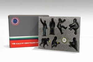 FORMULA ONE F1 PIT CREW TEAM BLACK SET III 1/18 FIGURINE AMERICAN DIORAMA 76557 - Picture 1 of 8