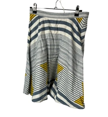 Falda circular Plenty by Tracy Reese para mujer color hilo azul talla XS Foto 1 de 4