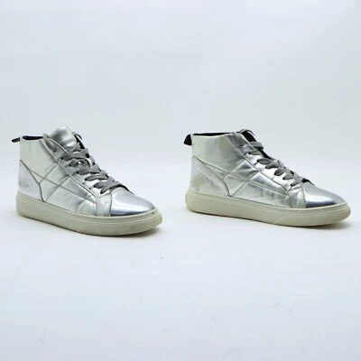HOGAN Sneakers Alte Usate Numero Eur 37  (Cod.SS3865) Donna, Argento - Immagine 1 di 4