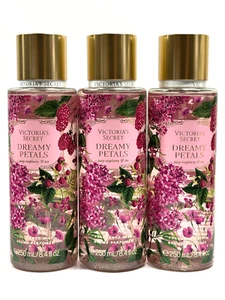 3 VICTORIA'S SECRET DREAMY PETALS WOMEN FINE FRAGRANCE MIST SPRAY 8.4 FL OZ NEW - Picture 1 of 3