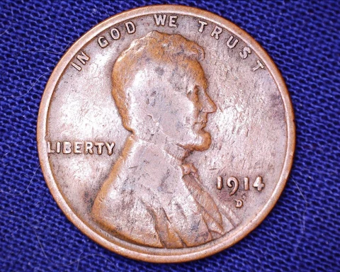 1914 D  Lincoln Wheat Cent Key Date Low Mintage 1,193,000 Nice Coin  #L099 Cover