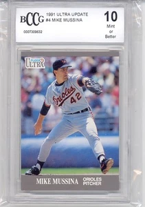 1991 Fleer Ultra Update Mike Mussina (HOF) (Rookie Card) (#U-4) BCCG10 BCCG - Bild 1 von 1